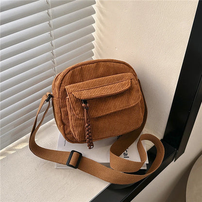 Corduroy Crossbody Bag