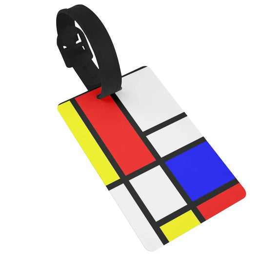 Piet Mondriaan Luggage Tag