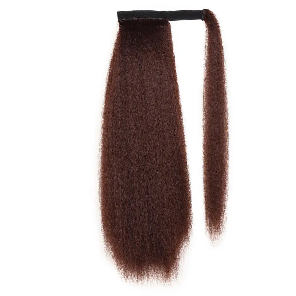 Synthetic Long Kinky Straight Ponytail