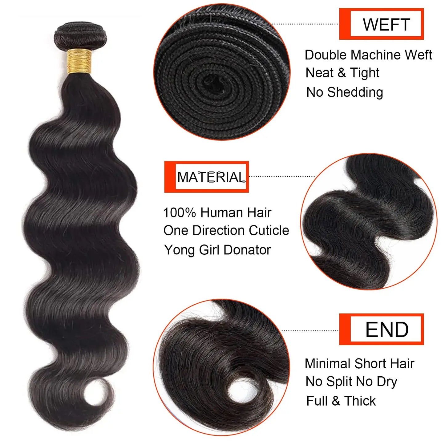 Brazilian Wave Hair Bundles