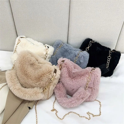 Fluffy Shoulder Bag