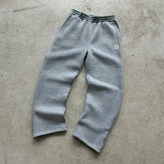 Retro Loose Straight Pants