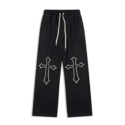 Black Wide Leg Slouchy Pants