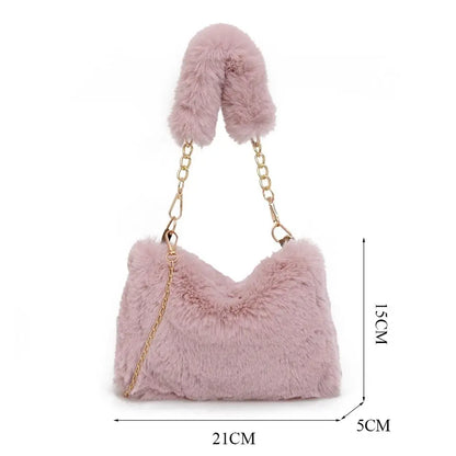 Fluffy Shoulder Bag