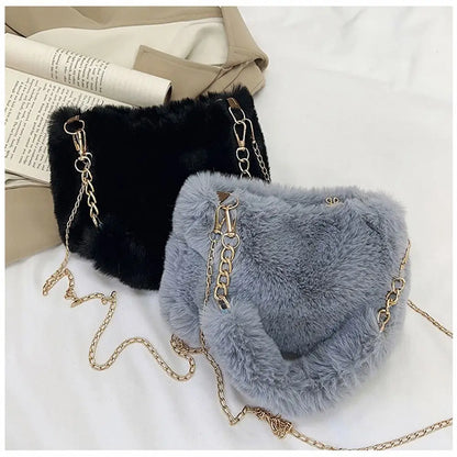 Fluffy Shoulder Bag