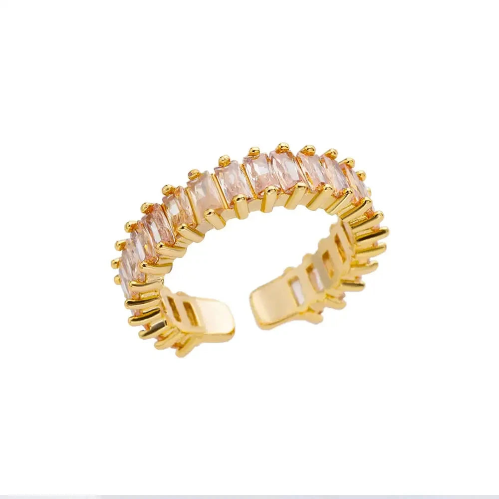 316L Stainless Steel Gold Color Rings