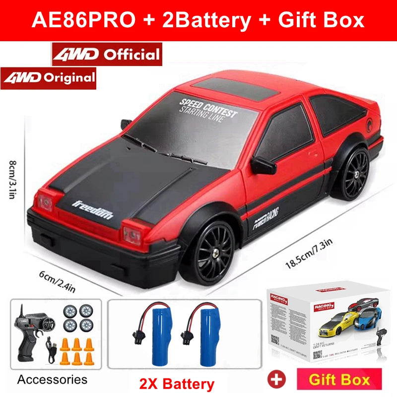 4WD RC Drift Car High-Speed Remote Control Racing Fun