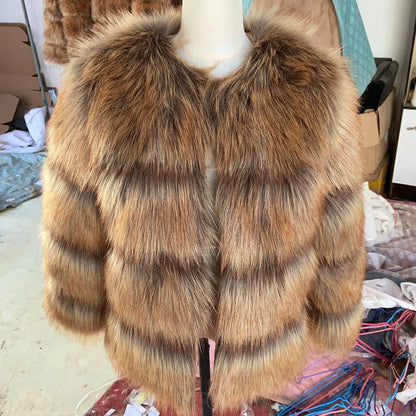 Faux Fur Coat