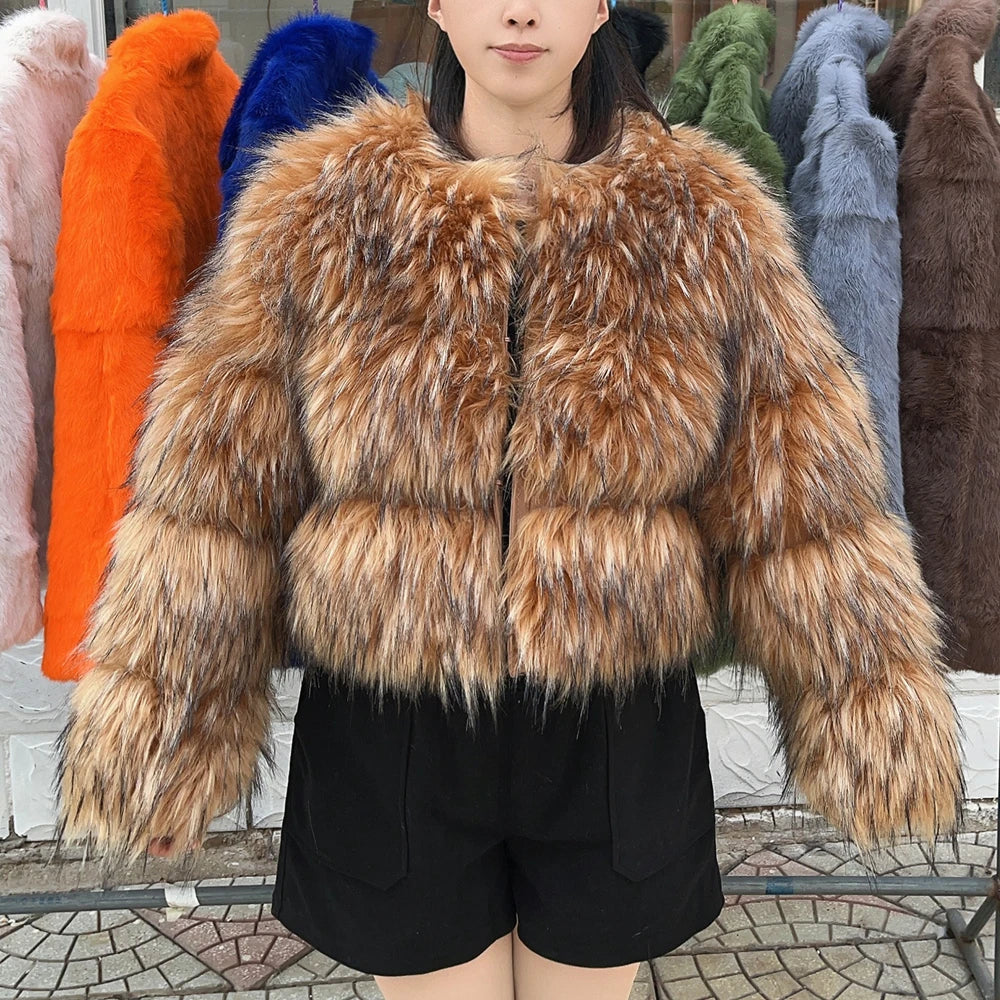 Faux Fur Coat