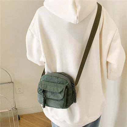 Corduroy Crossbody Bag