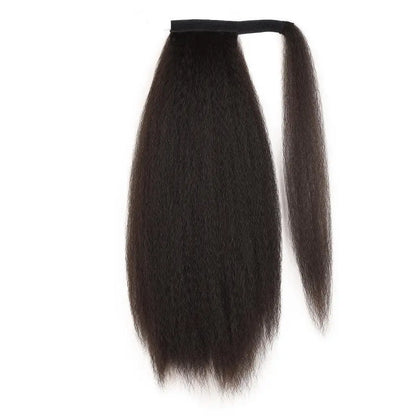 Synthetic Long Kinky Straight Ponytail