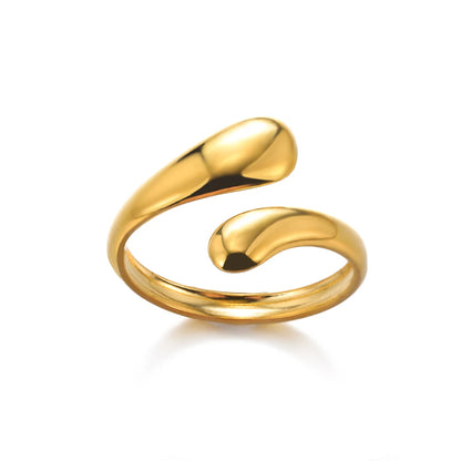 316L Stainless Steel Gold Color Rings