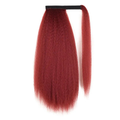 Synthetic Long Kinky Straight Ponytail