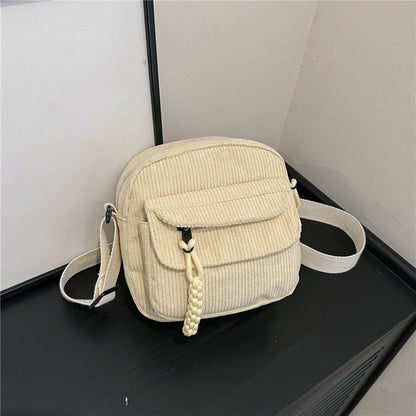 Corduroy Crossbody Bag