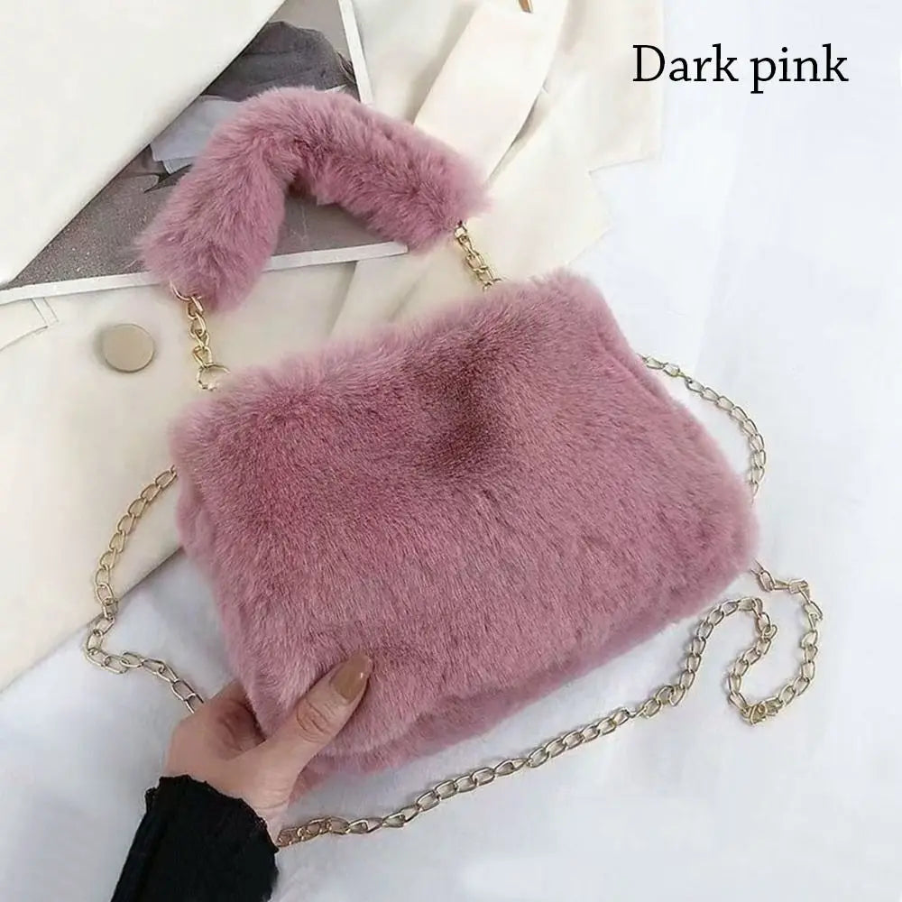 Fluffy Shoulder Bag