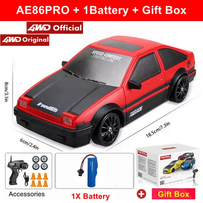 4WD RC Drift Car High-Speed Remote Control Racing Fun