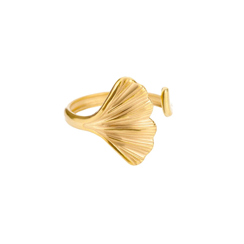 316L Stainless Steel Gold Color Rings