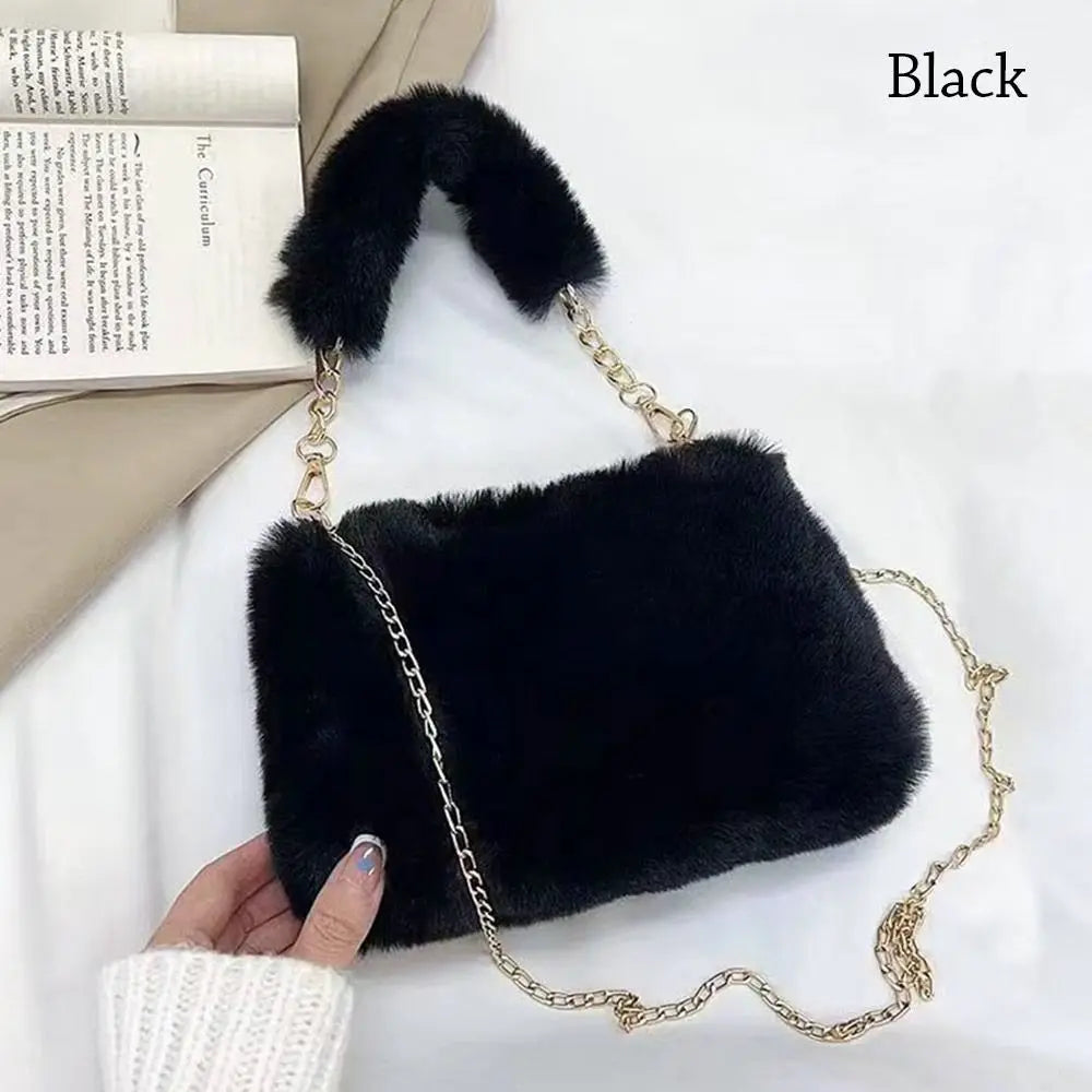 Fluffy Shoulder Bag