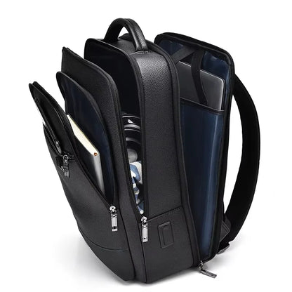 Leather Laptop Backpack