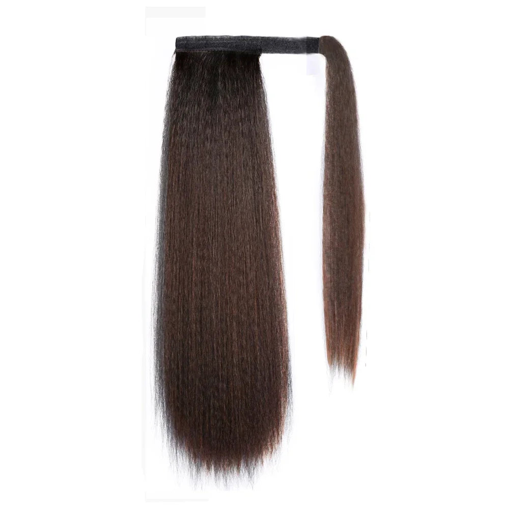 Synthetic Long Kinky Straight Ponytail