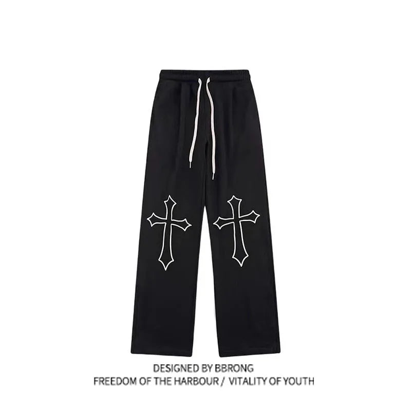 Black Wide Leg Slouchy Pants