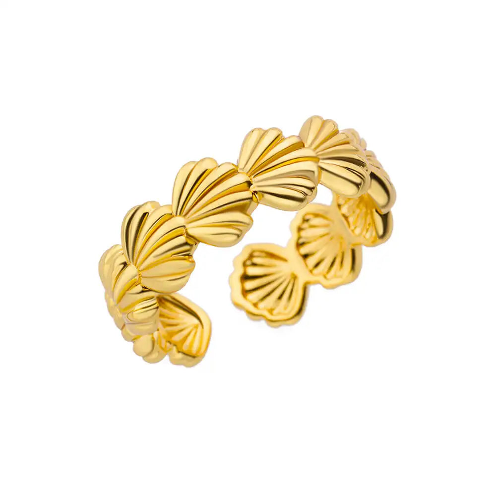 316L Stainless Steel Gold Color Rings