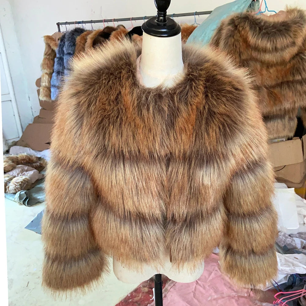 Faux Fur Coat