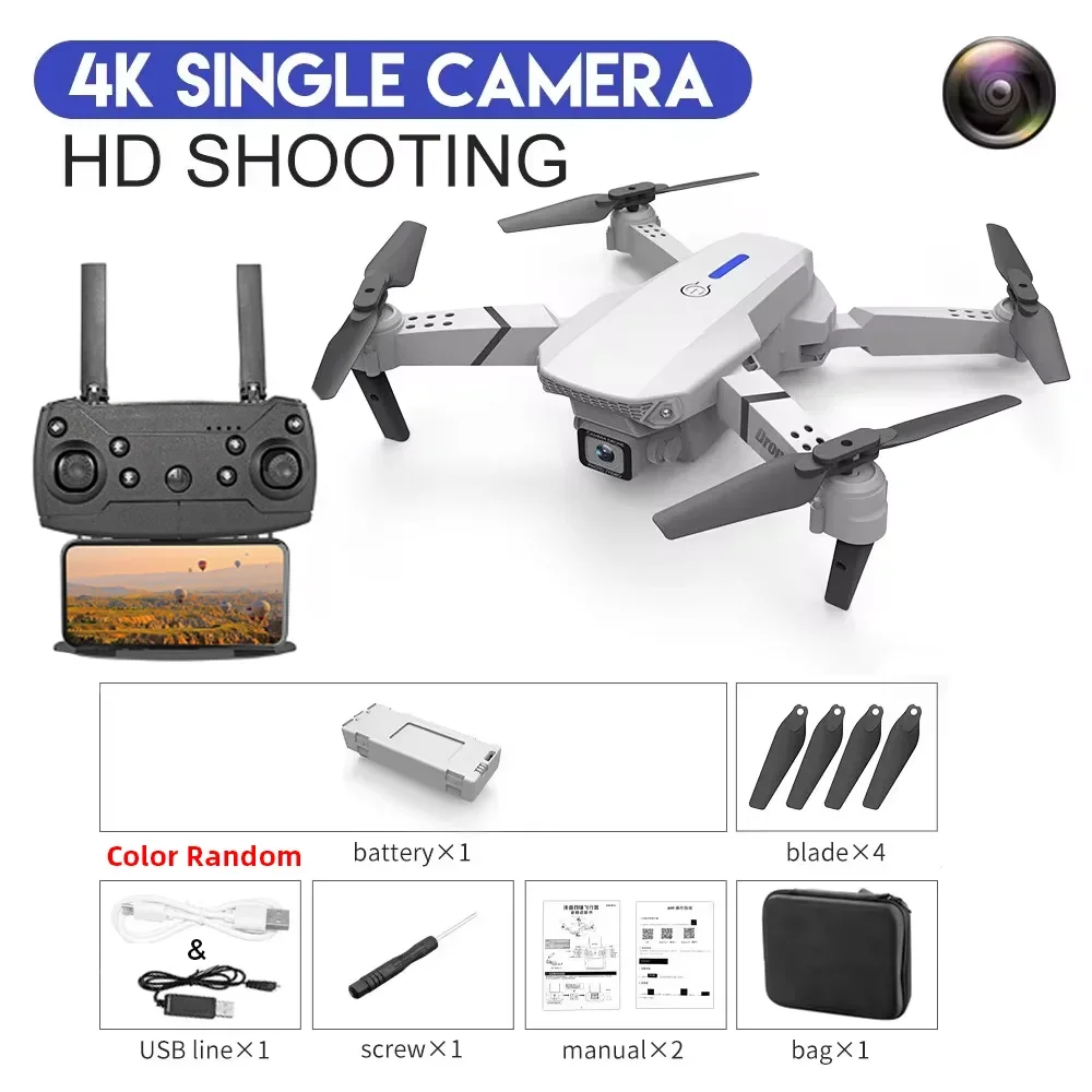 KBDFA E88 PRO Wifi Drone