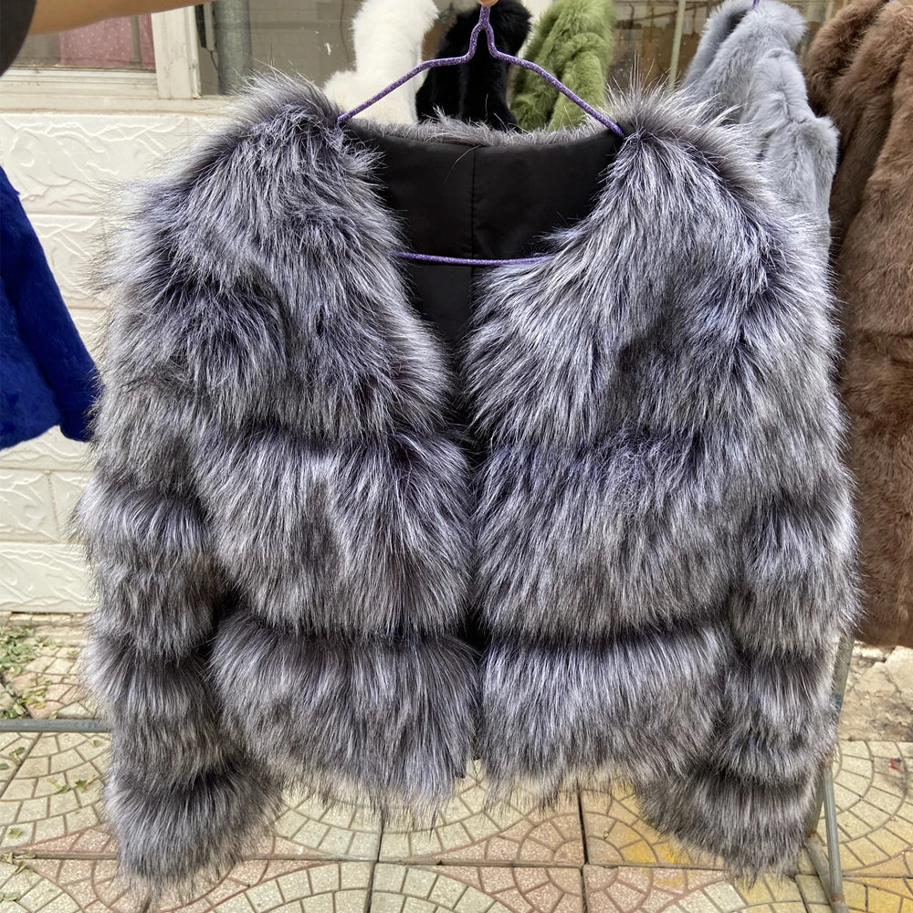 Faux Fur Coat