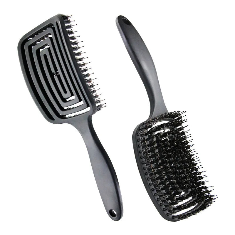 Curved Vented Detangling Brush