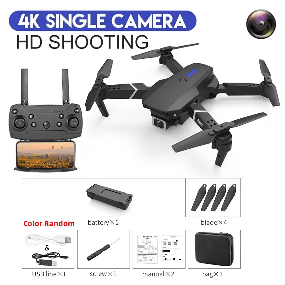 KBDFA E88 PRO Wifi Drone