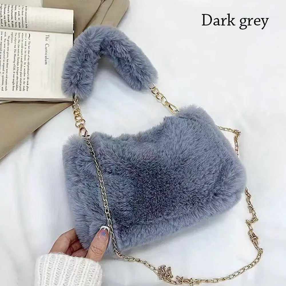 Fluffy Shoulder Bag